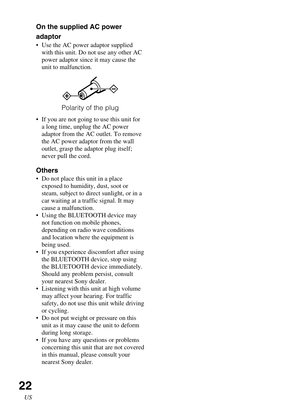 Sony DR-BT30Q User Manual | Page 22 / 56