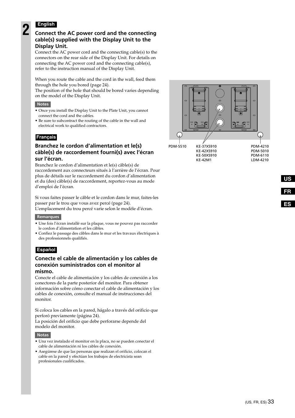 Sony KDE-50XBR950 User Manual | Page 33 / 44