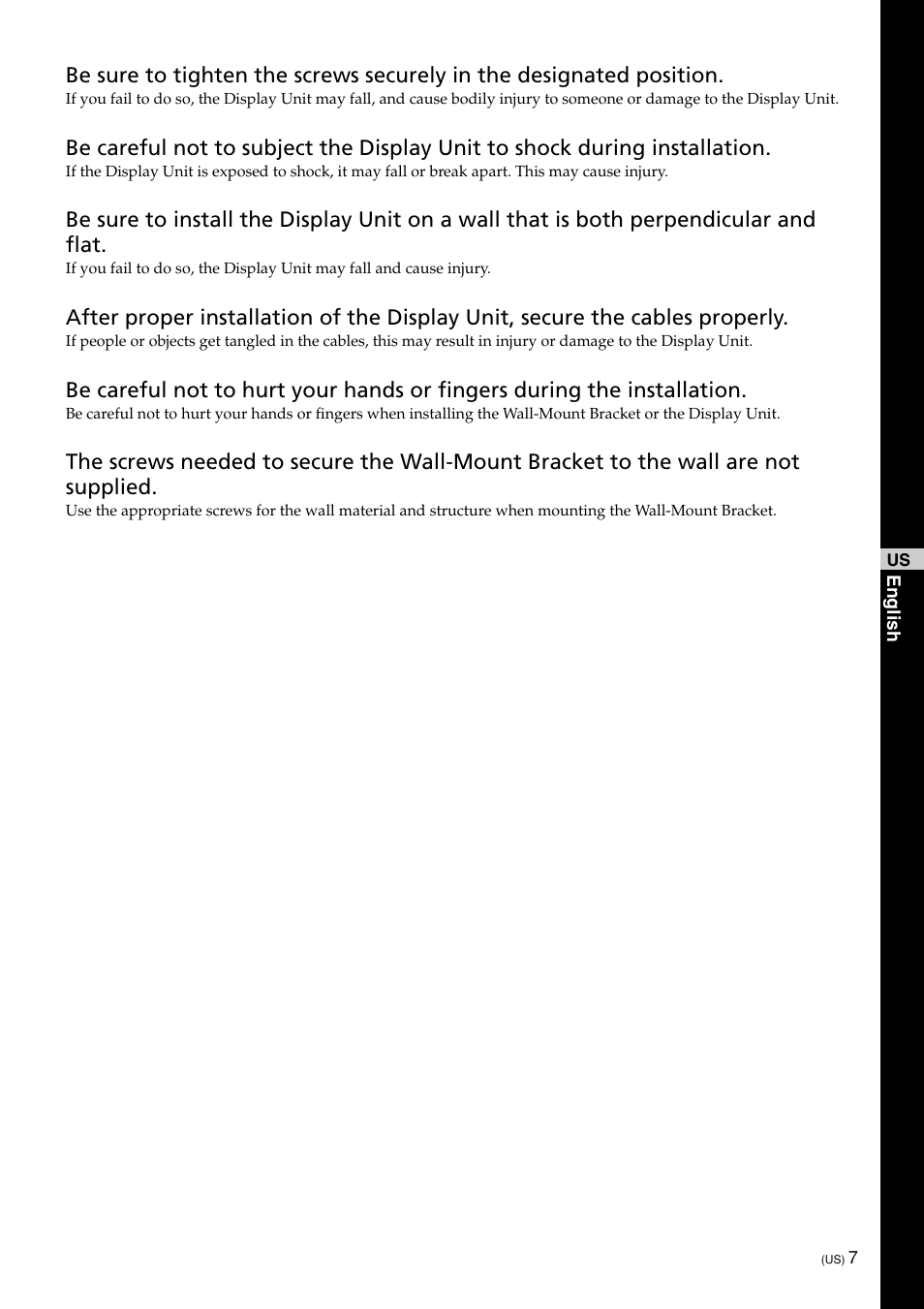 Sony KDE-50XBR950 User Manual | Page 7 / 44