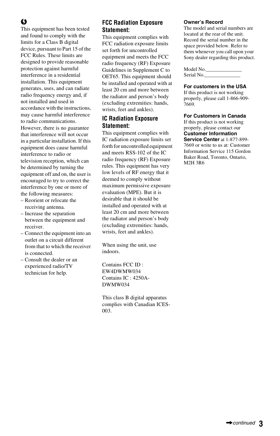Sony BDP-BX57 User Manual | Page 3 / 39
