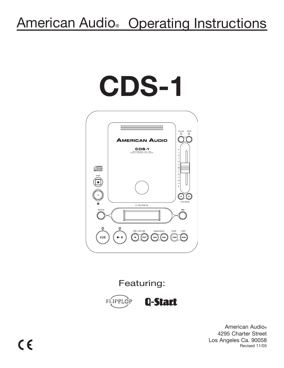 American Audio CDS-1 User Manual | 24 pages
