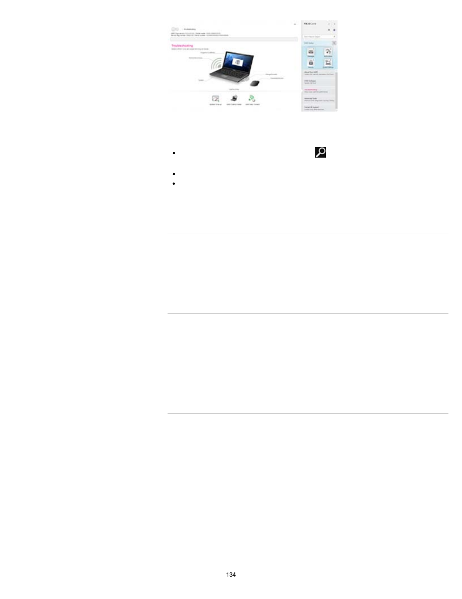 Finding support information, About the start screen and menu | Sony SVD1122APXB User Manual | Page 134 / 408