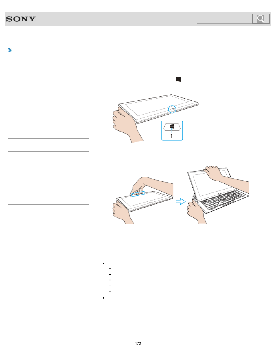 Raising the lcd screen, How to use | Sony SVD1122APXB User Manual | Page 170 / 408