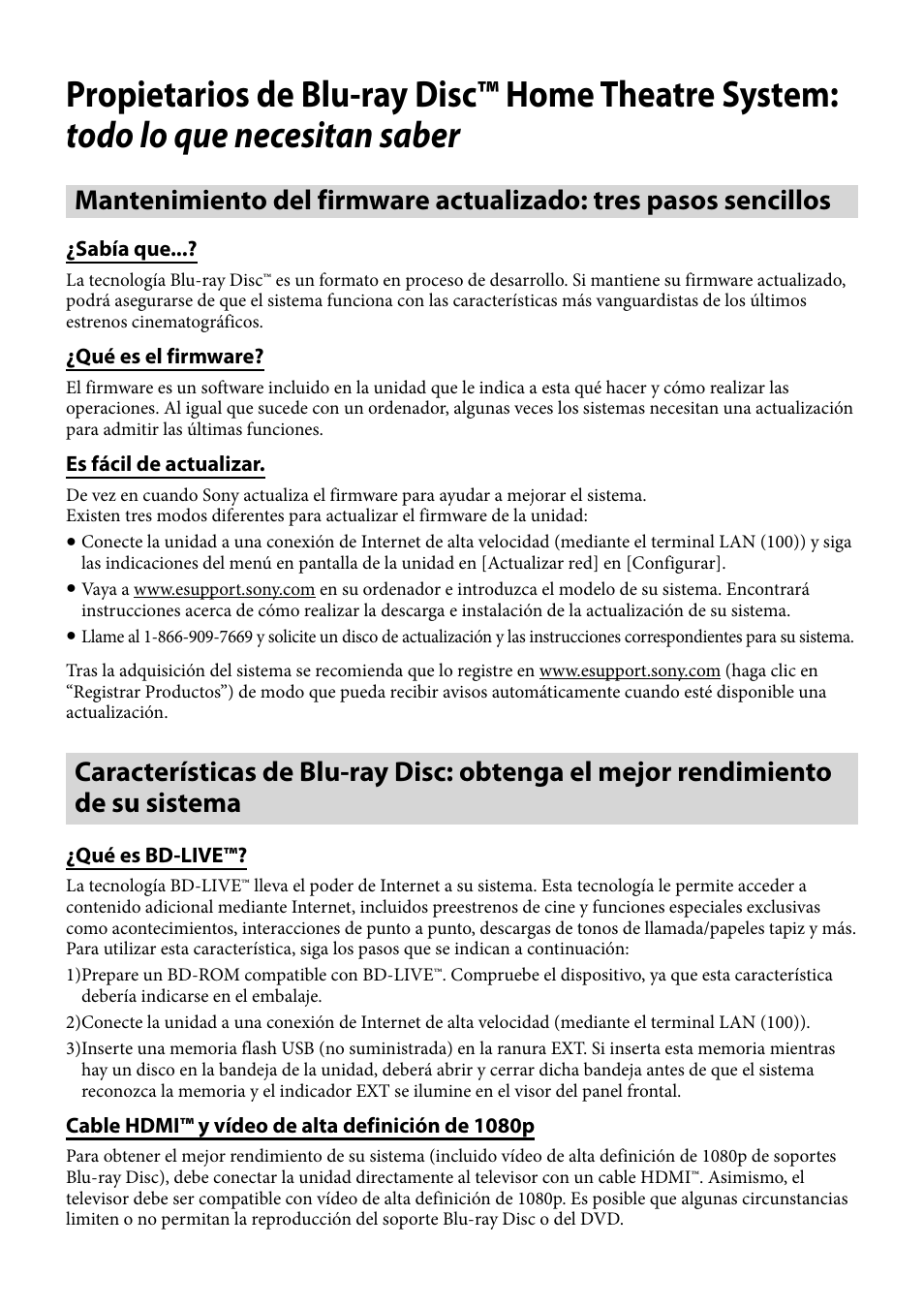 Sony BDV-T10 User Manual | Page 2 / 2