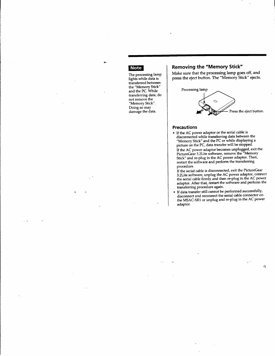 Sony DCR-PC100 User Manual | Page 9 / 11