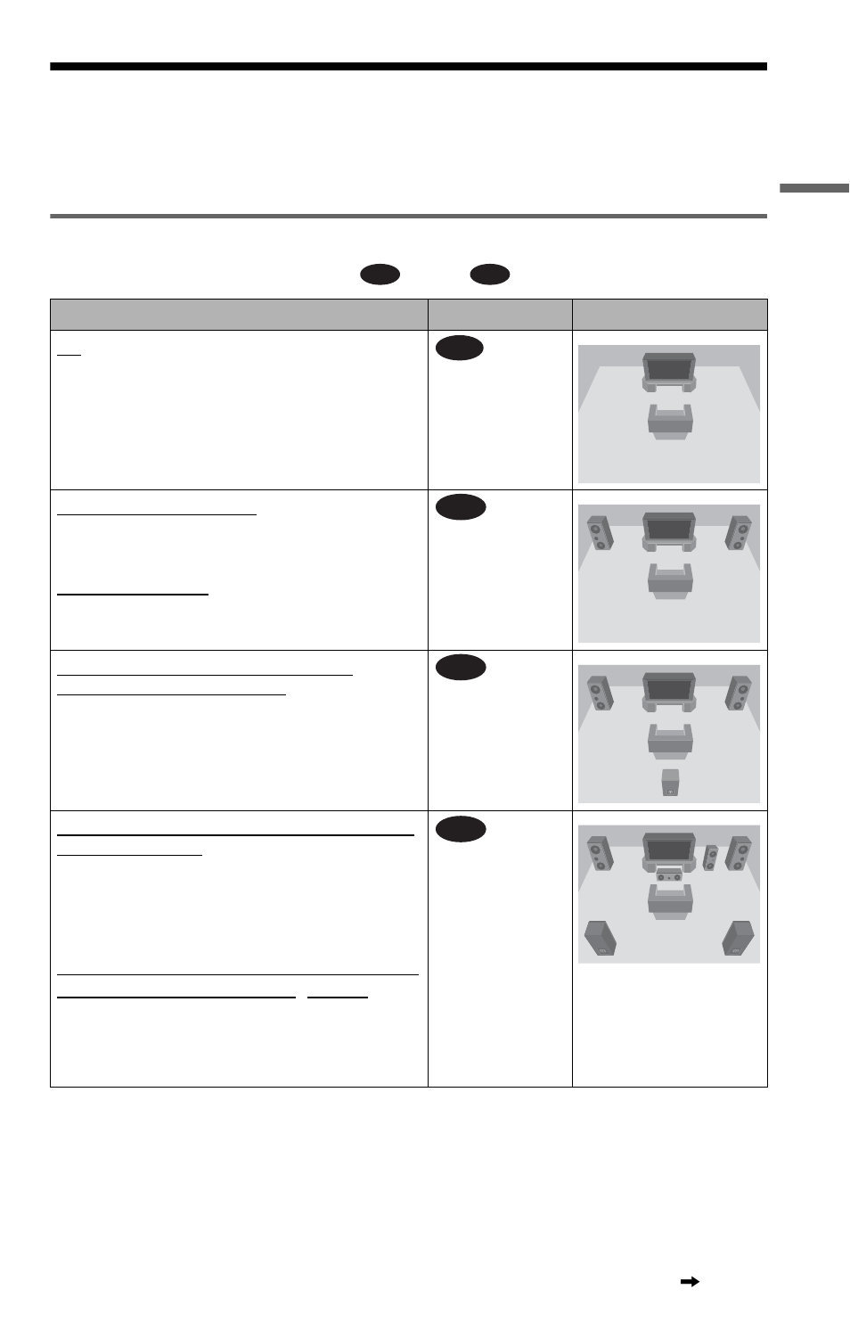 Step 4: connecting the audio cords, Select a connection | Sony DVP-NS975V User Manual | Page 23 / 100