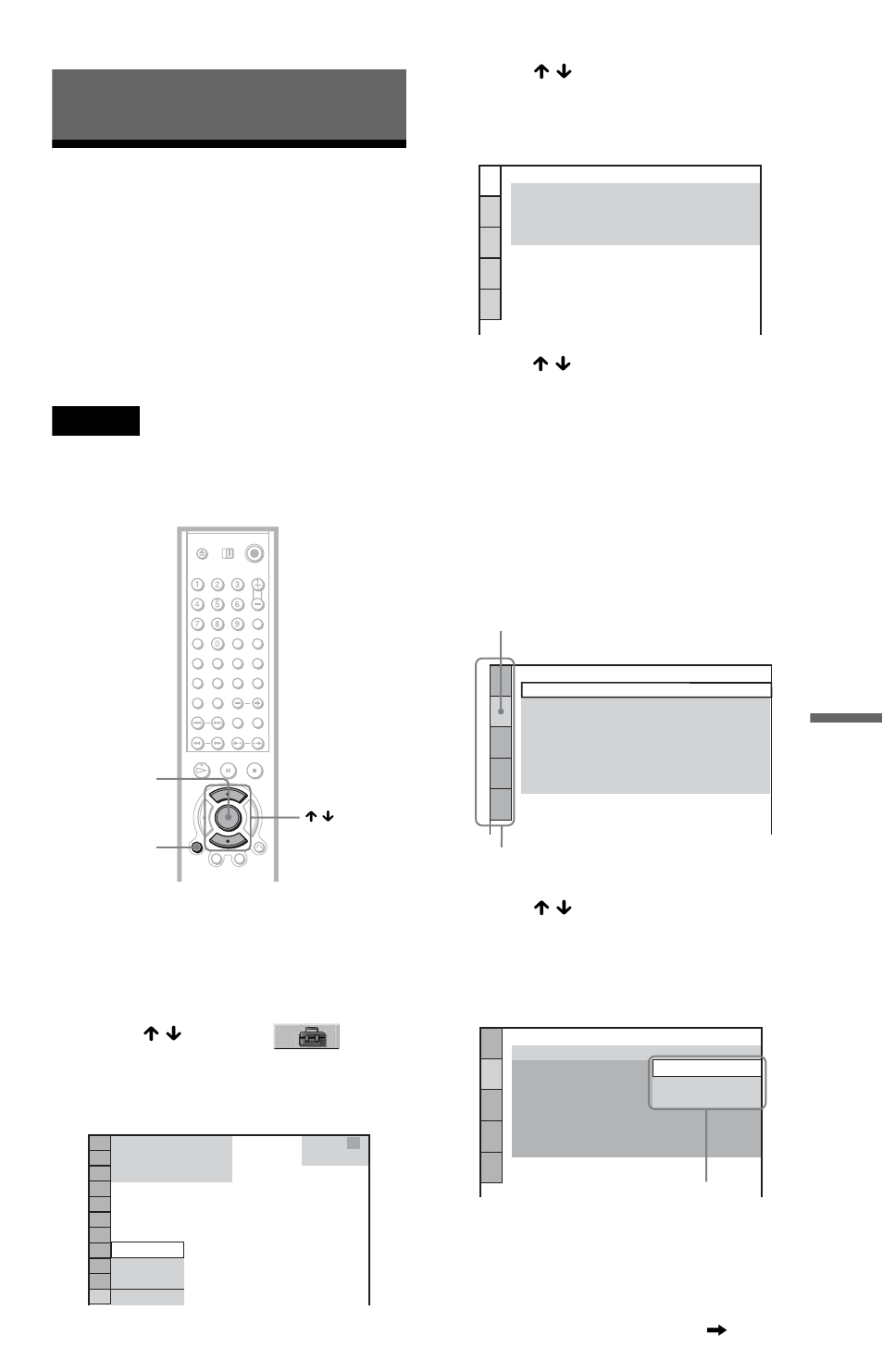 Settings and adjustments, Using the setup display, Press display when the player is in stop mode | Press x / x to select (setup), then press enter, Press x / x to select “custom,” then press enter, Press x / x to select an item, then press enter | Sony DVP-NS975V User Manual | Page 77 / 100