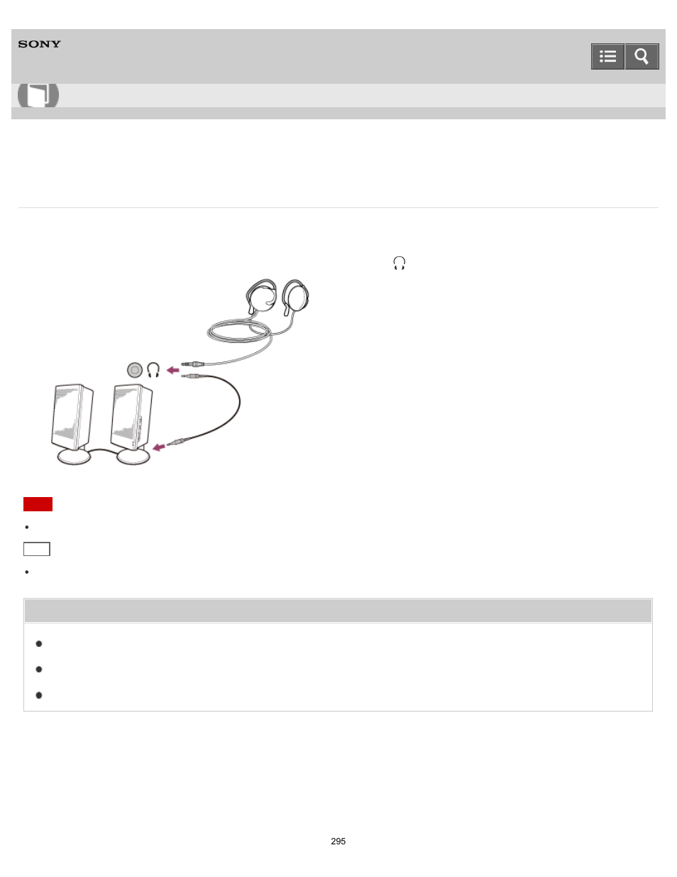 Connecting external speakers or headphones, User guide | Sony SVF1432ACXW User Manual | Page 295 / 474