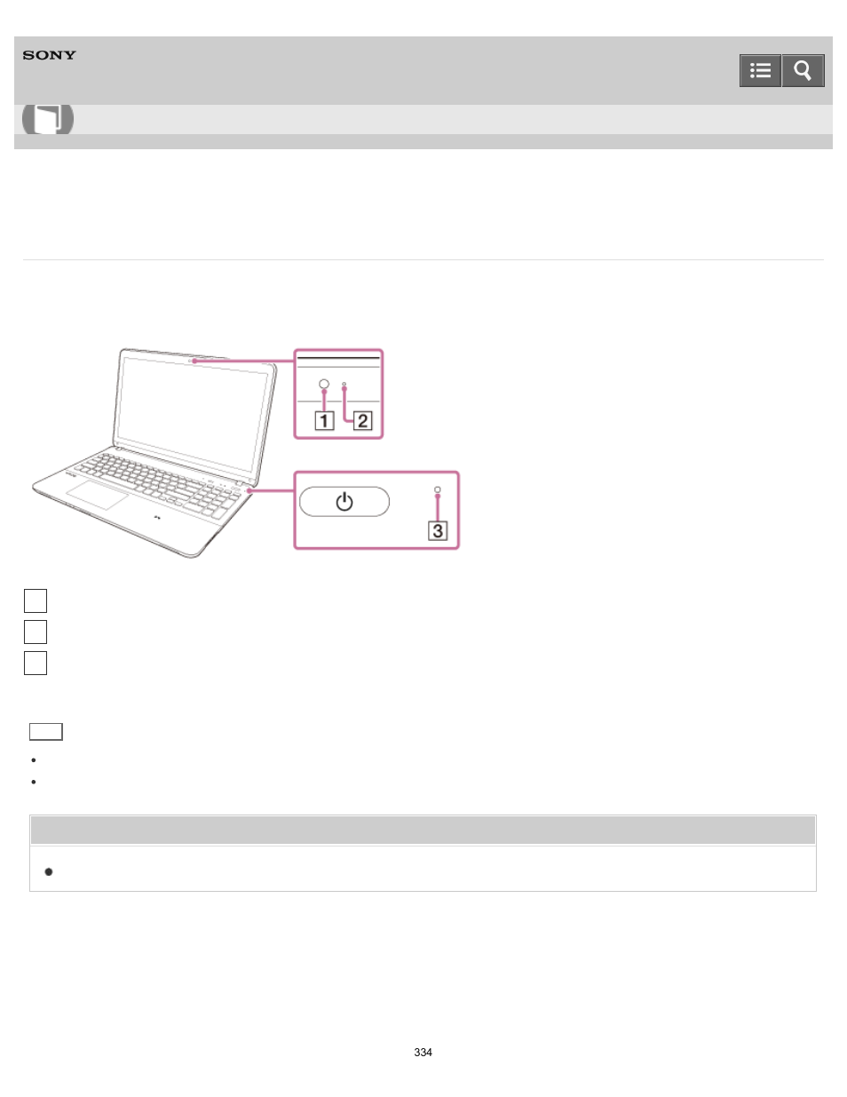 Using the built-in camera, User guide | Sony SVF1432ACXW User Manual | Page 334 / 474