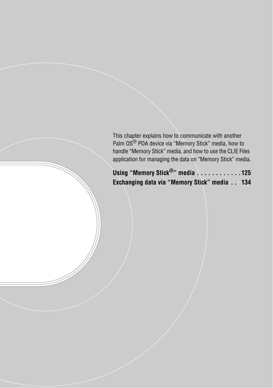 Using “memory stick®” media, Using “memory stick, Media | Sony PEG-NZ90 User Manual | Page 124 / 186