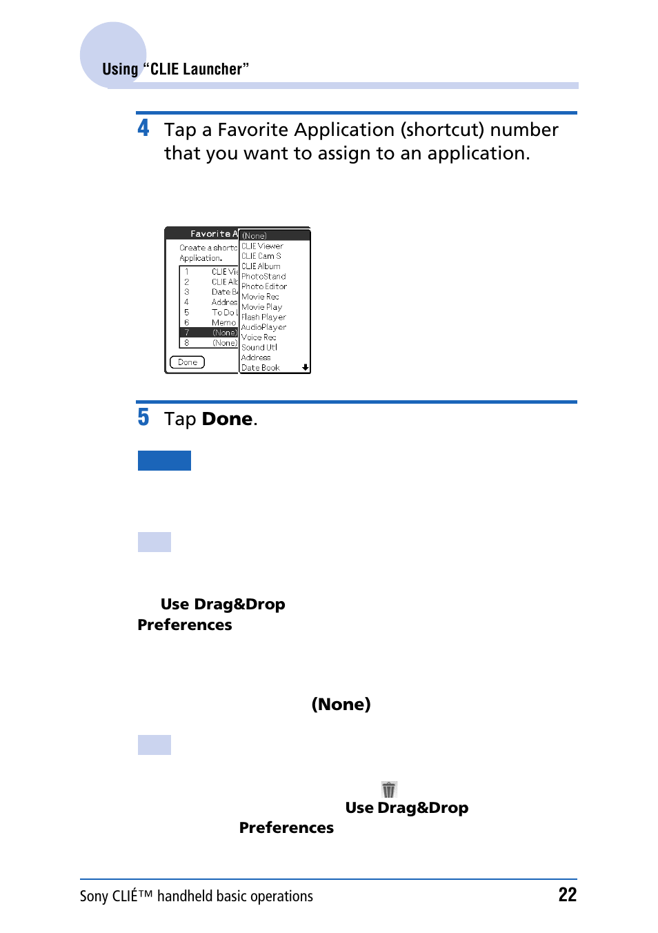 Sony PEG-NZ90 User Manual | Page 22 / 186