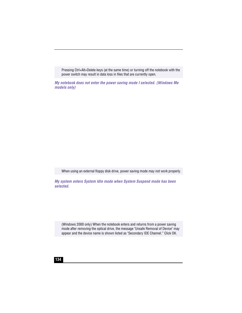 1 enable deep sleep is selected with a checkmark, 4 click ok and restart your notebook | Sony PCG-XG700 User Manual | Page 134 / 154