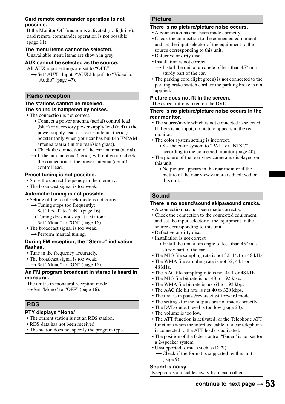 Sony XAV-60 User Manual | Page 53 / 180