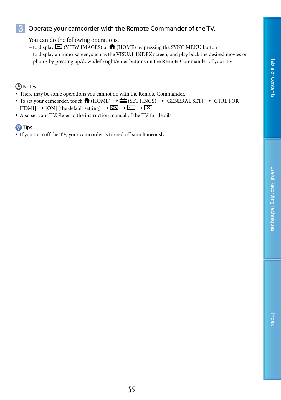 Sony HDR-XR200V User Manual | Page 55 / 133