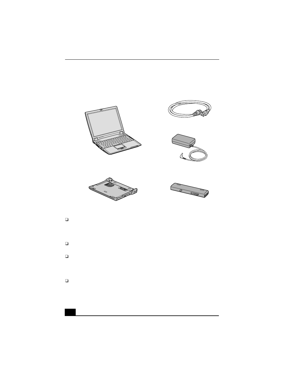 H2 - unpacking your computer, Unpacking your computer | Sony PCG-R505GCP User Manual | Page 16 / 72