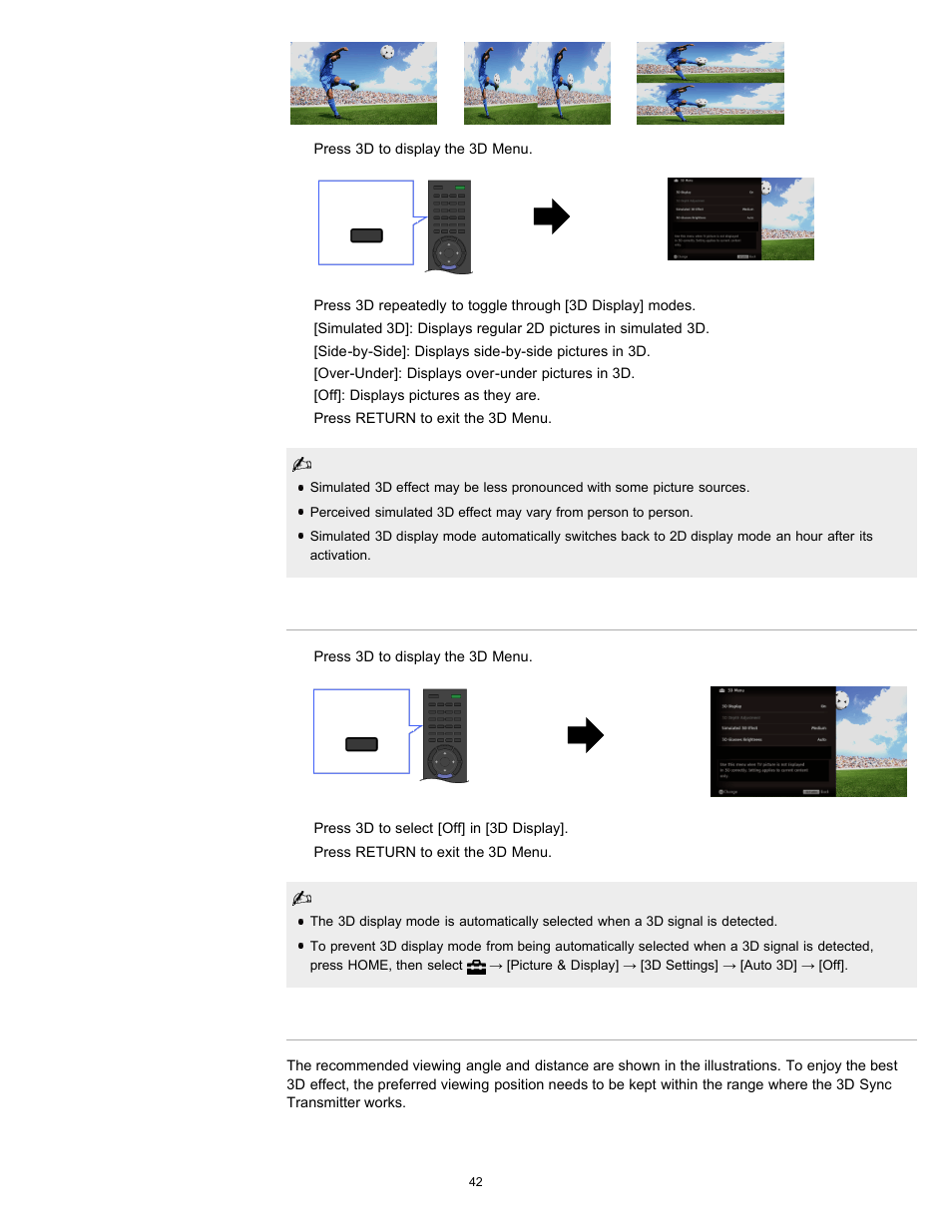 Sony KDL-55EX723 User Manual | Page 42 / 178