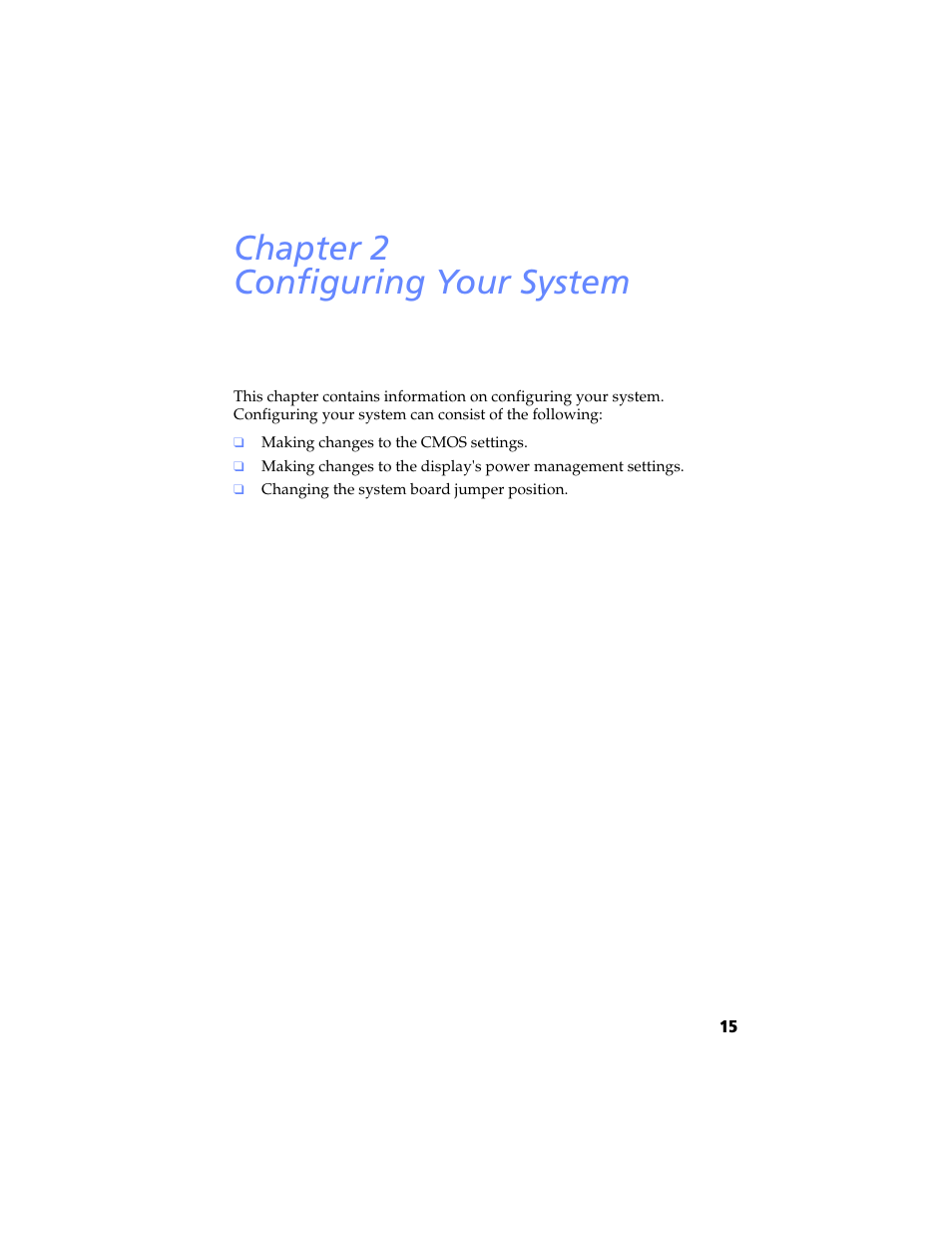 Configuring your system, Chapter 2 — configuring your system, Chapter 2 configuring your system | Sony PCV-LX920 User Manual | Page 27 / 94