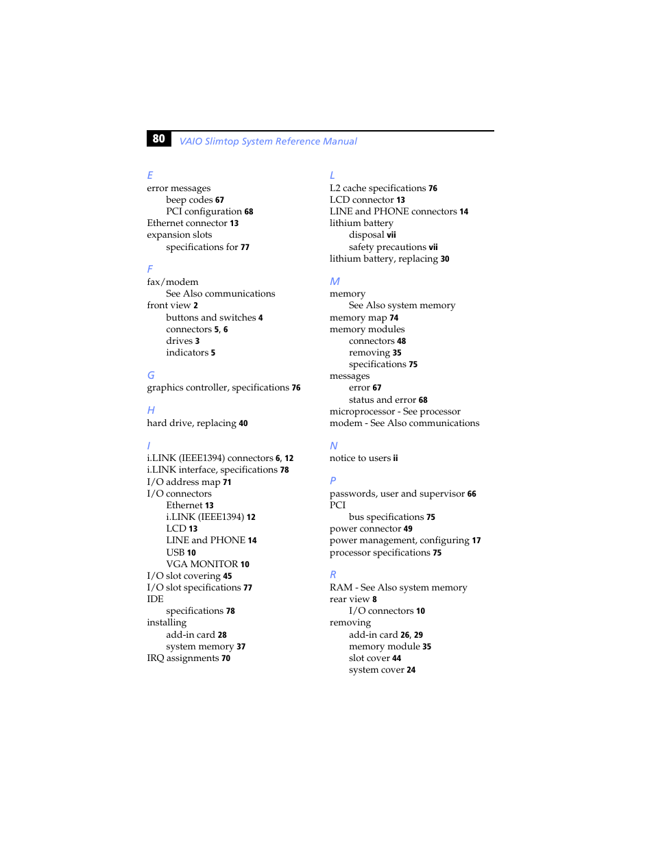 Sony PCV-LX920 User Manual | Page 92 / 94