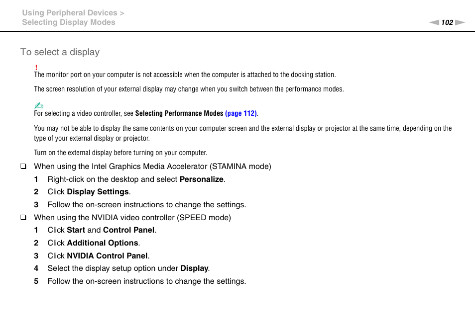 Sony VGN-Z790D User Manual | Page 102 / 205