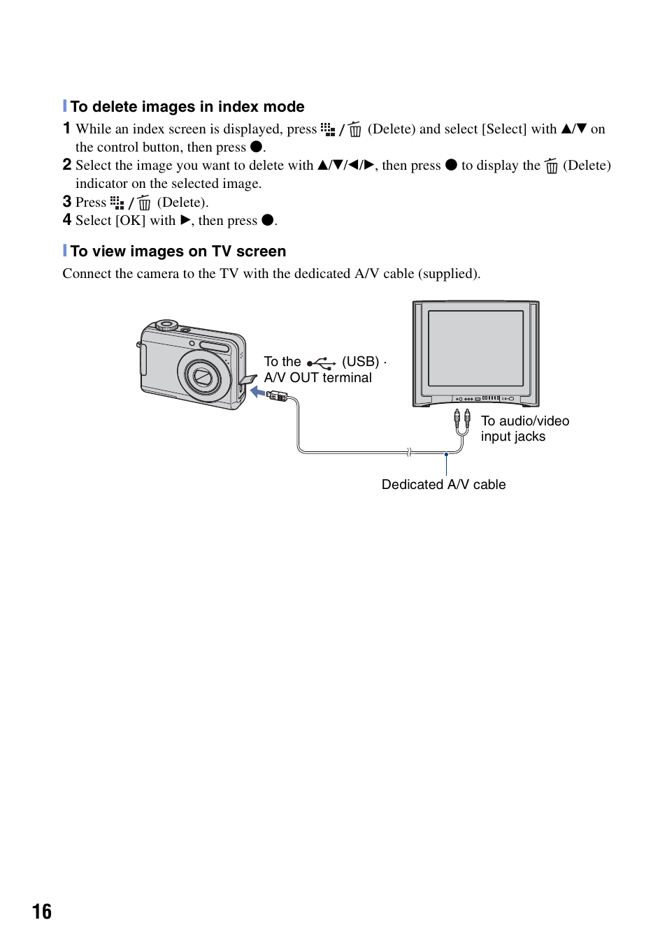 Sony DSC-S650 User Manual | Page 16 / 64