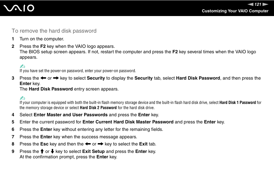 Sony VGN-TT250N User Manual | Page 121 / 228