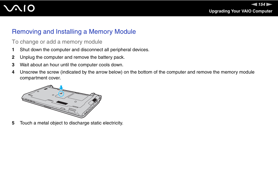 Sony VGN-TT250N User Manual | Page 154 / 228