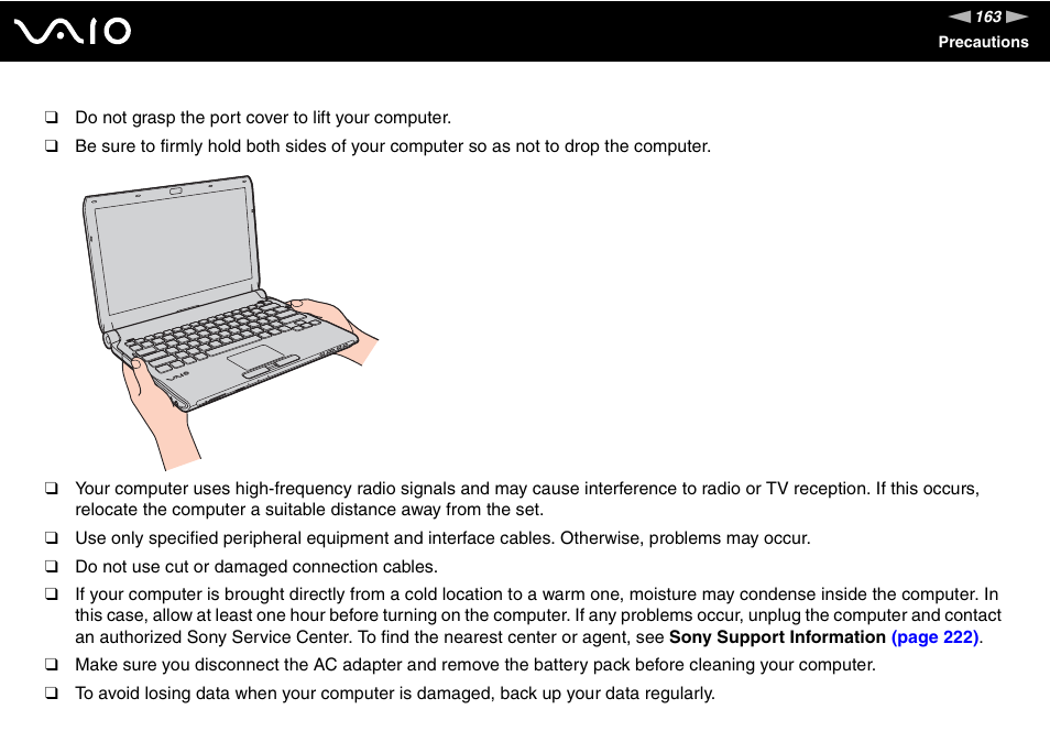 Sony VGN-TT250N User Manual | Page 163 / 228