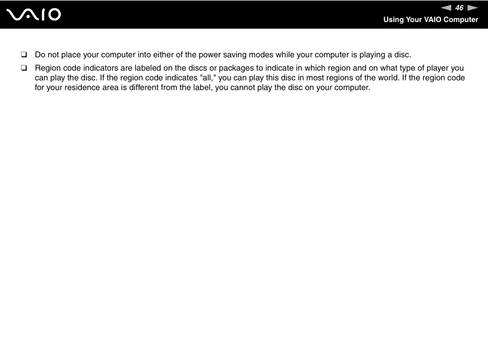 Sony VGN-TT250N User Manual | Page 46 / 228