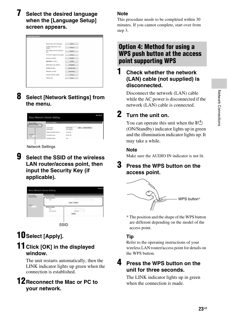 Sony SA-NS310 User Manual | Page 23 / 60