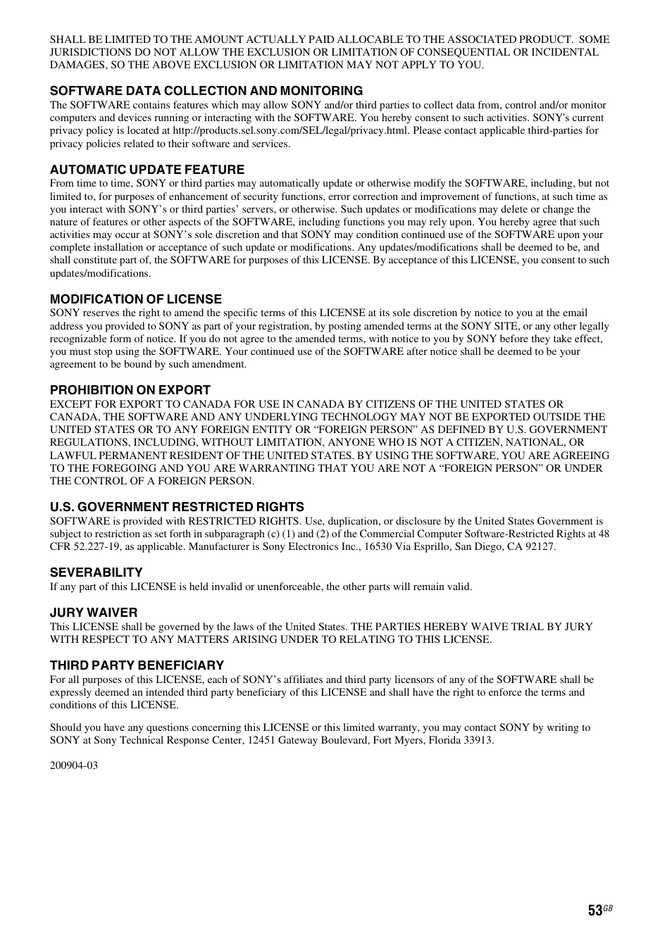 Sony SA-NS310 User Manual | Page 53 / 60