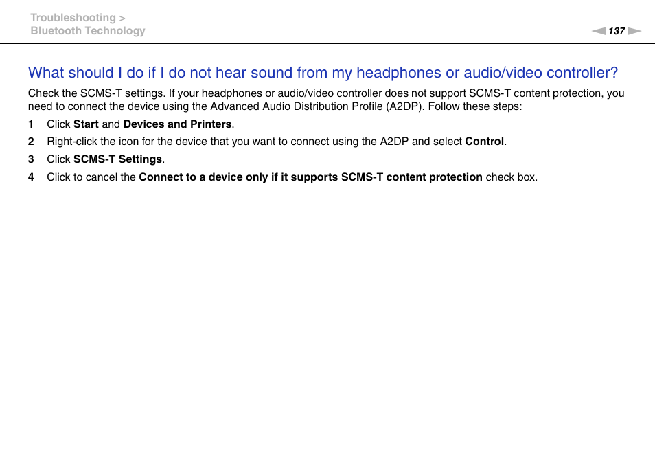 Sony VPCCW2BFX User Manual | Page 137 / 161