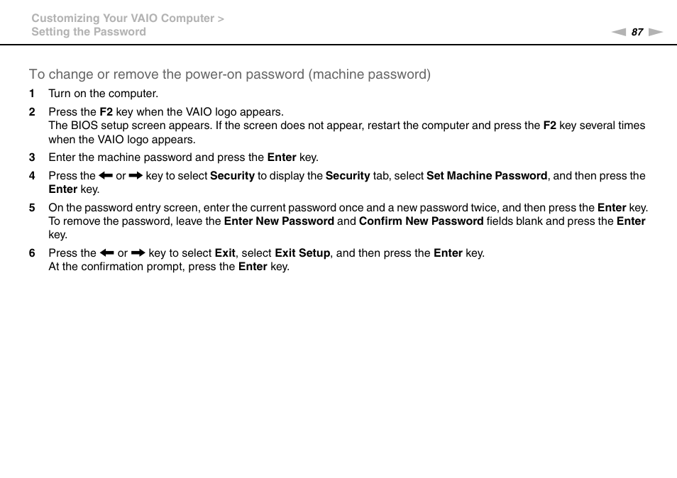 Sony VPCCW2BFX User Manual | Page 87 / 161