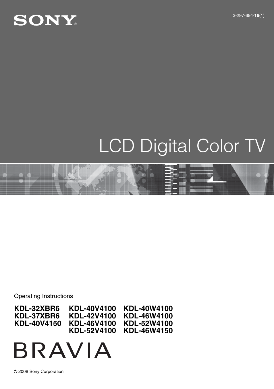 Sony KDL-46W4150 User Manual | 48 pages