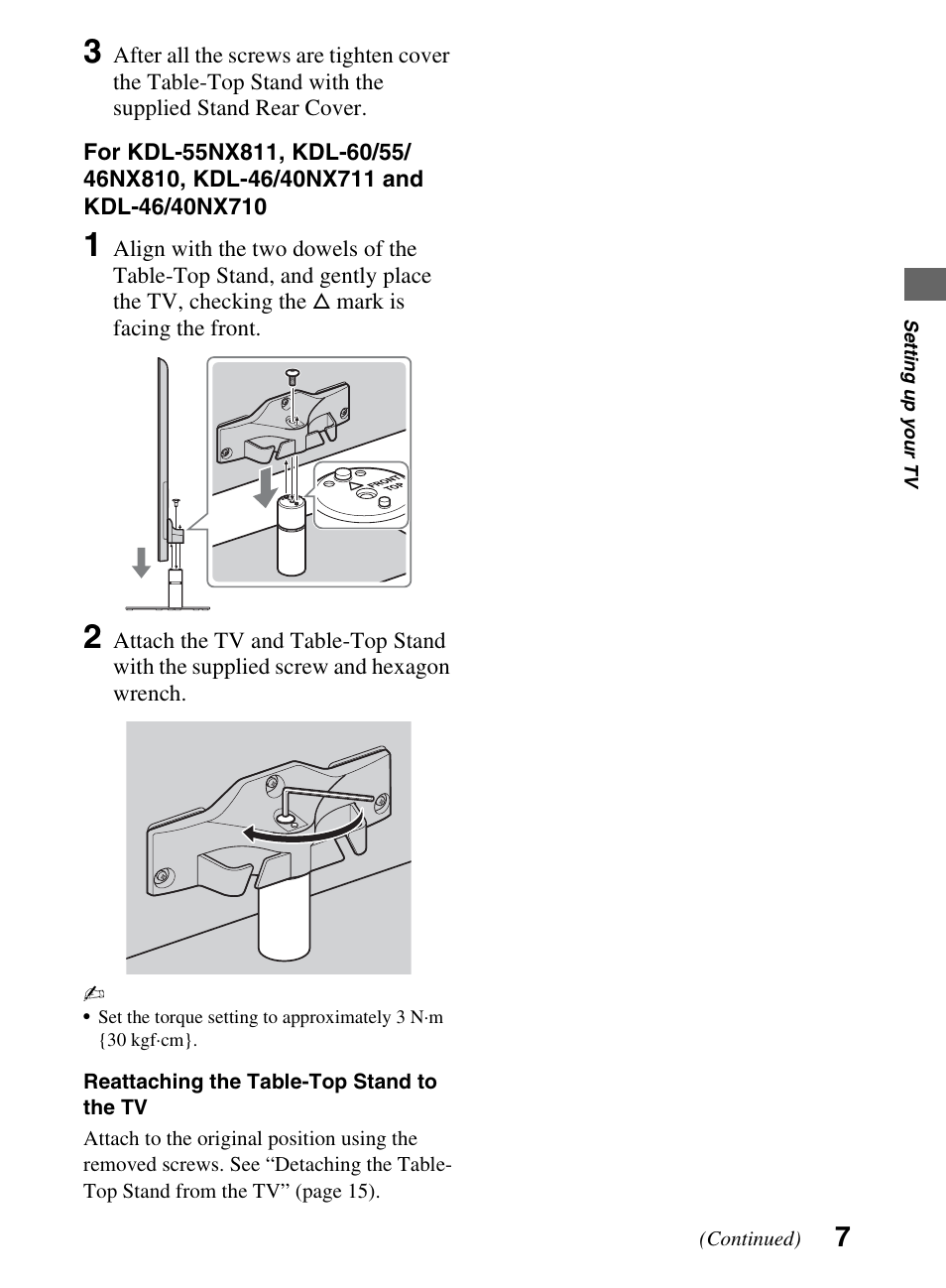 Sony KDL-52NX800 User Manual | Page 7 / 24