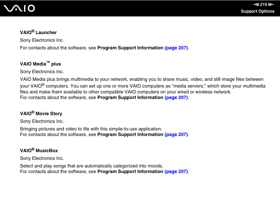 Sony VGN-AW190NAB User Manual | Page 215 / 220