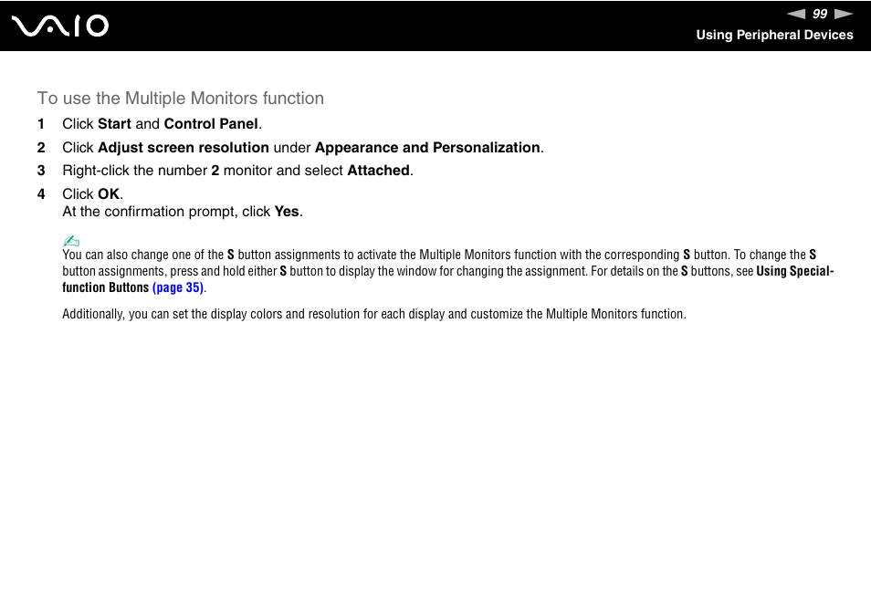 Sony VGN-AW190NAB User Manual | Page 99 / 220