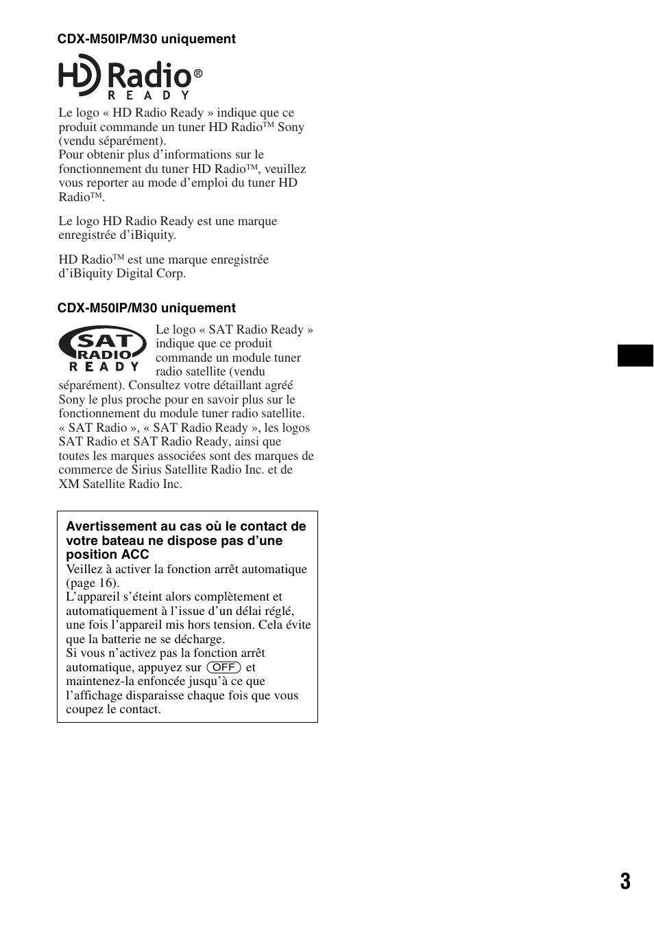 Sony CDX-M30 User Manual | Page 27 / 148