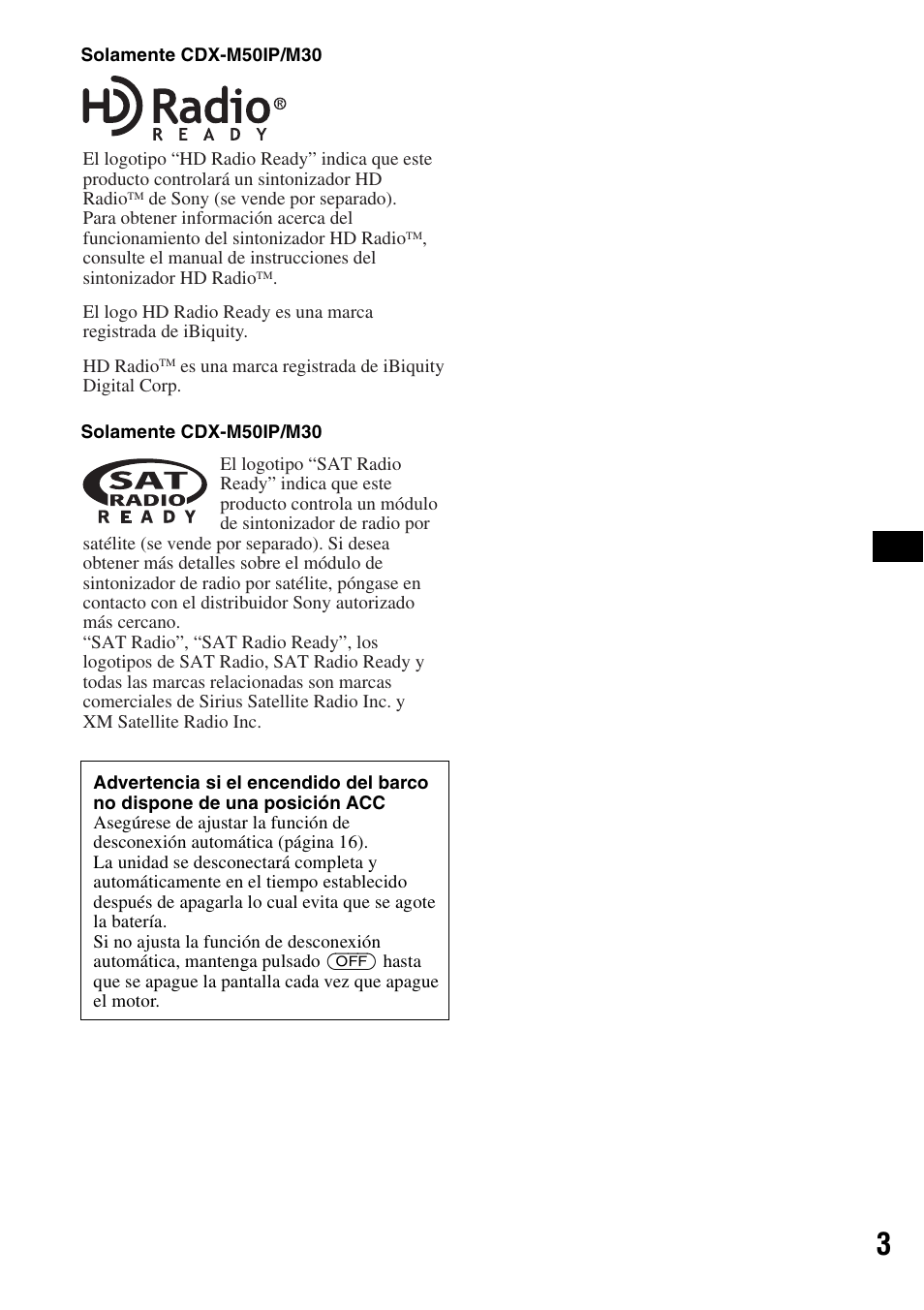 Sony CDX-M30 User Manual | Page 53 / 148