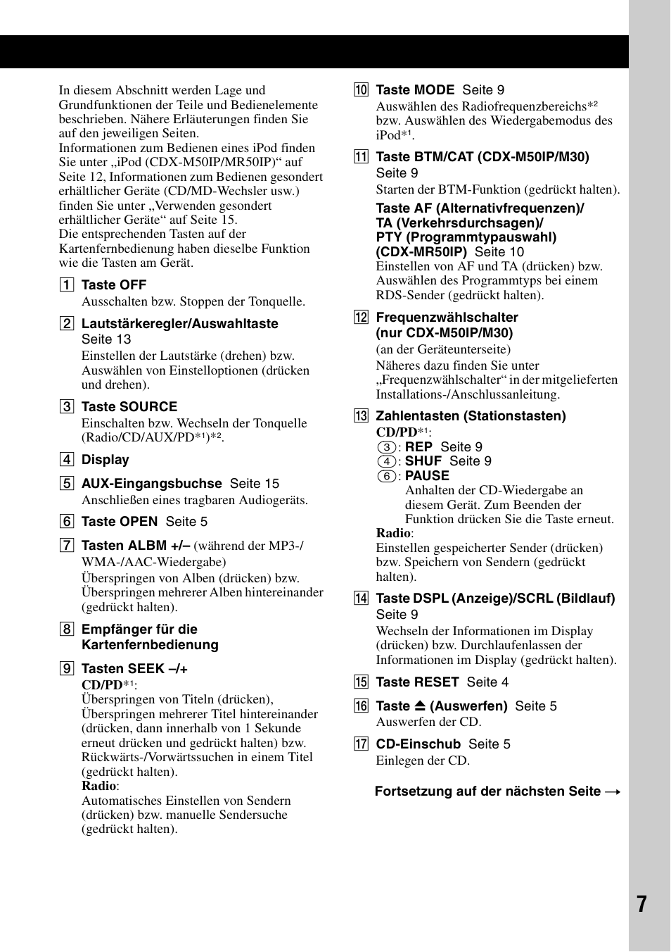 Sony CDX-M30 User Manual | Page 83 / 148