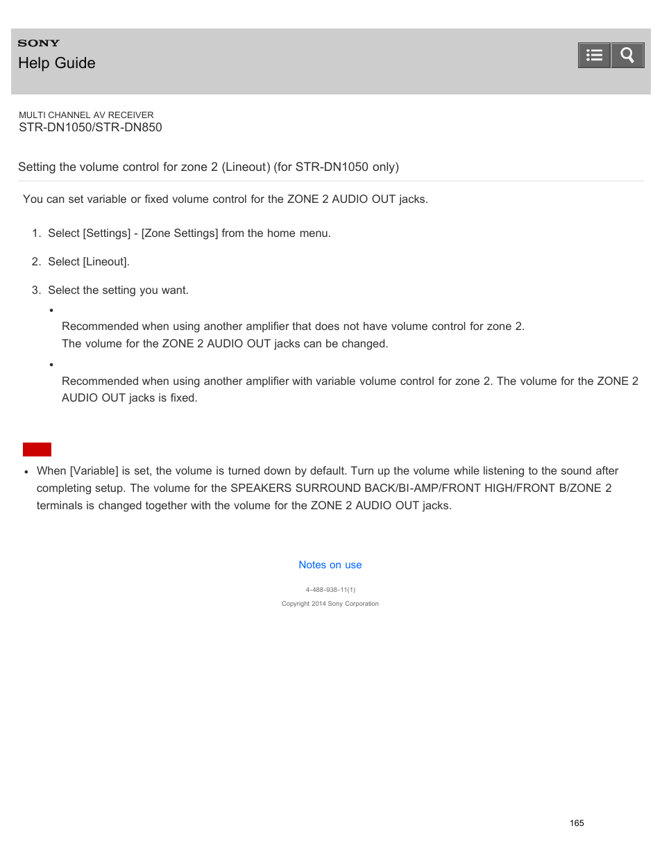 Help guide | Sony STR-DN1050 User Manual | Page 176 / 379