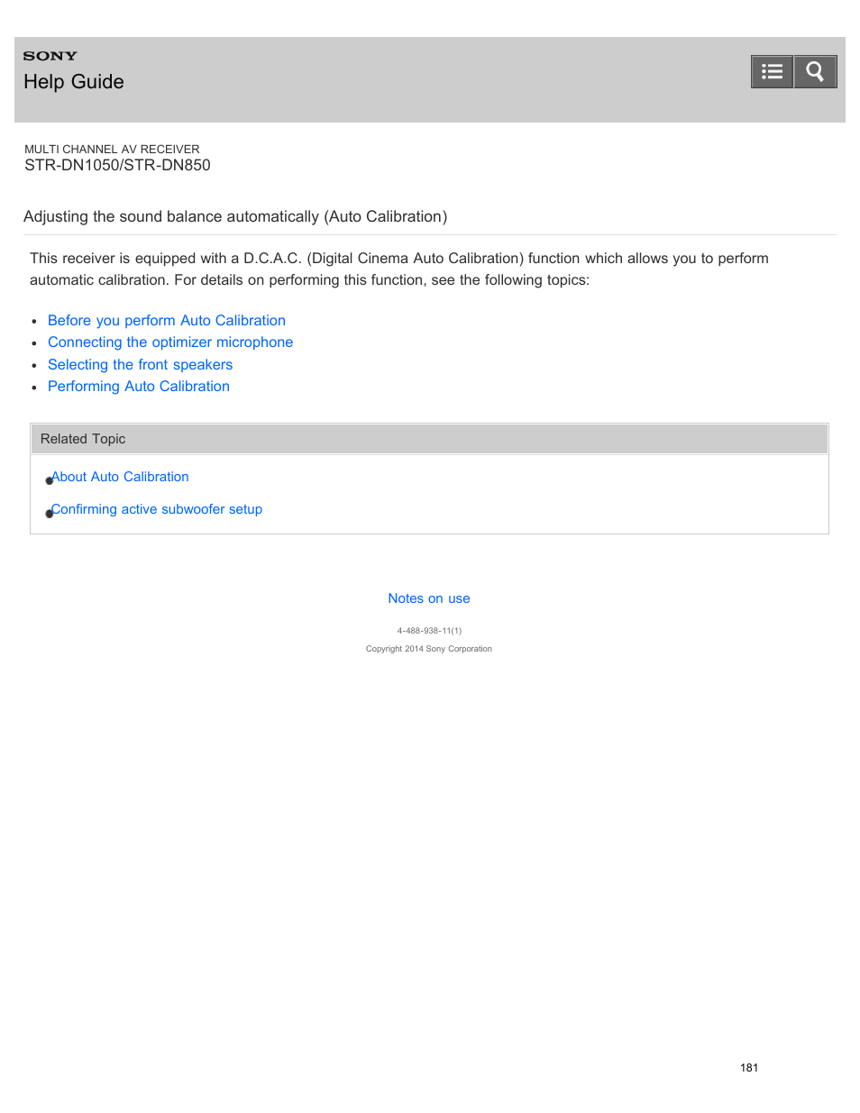 Help guide | Sony STR-DN1050 User Manual | Page 192 / 379