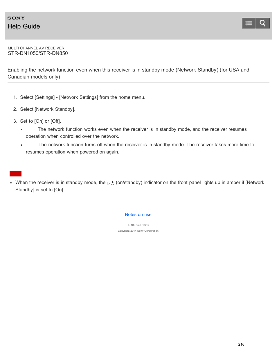 Help guide | Sony STR-DN1050 User Manual | Page 227 / 379