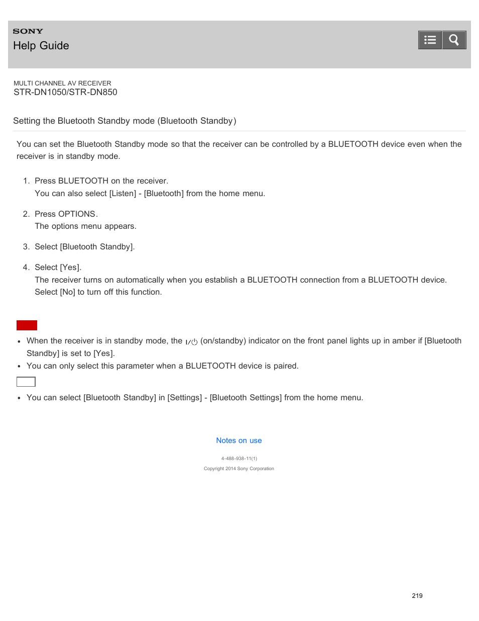 Help guide | Sony STR-DN1050 User Manual | Page 230 / 379