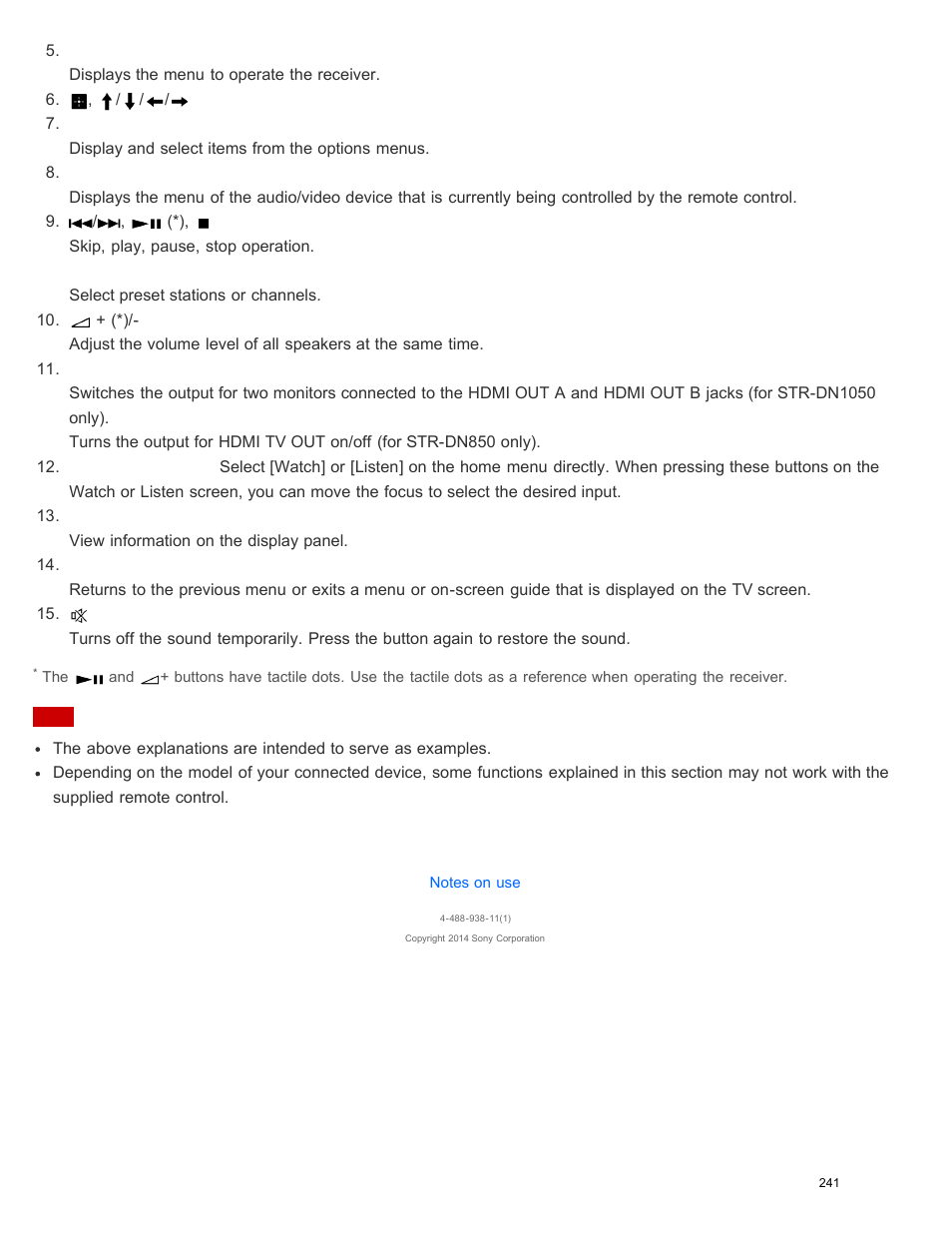 Sony STR-DN1050 User Manual | Page 252 / 379