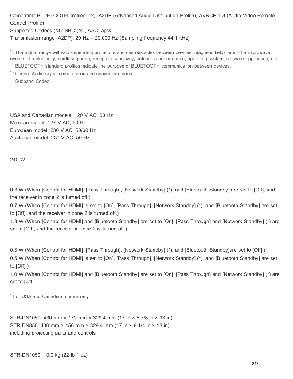 Sony STR-DN1050 User Manual | Page 258 / 379