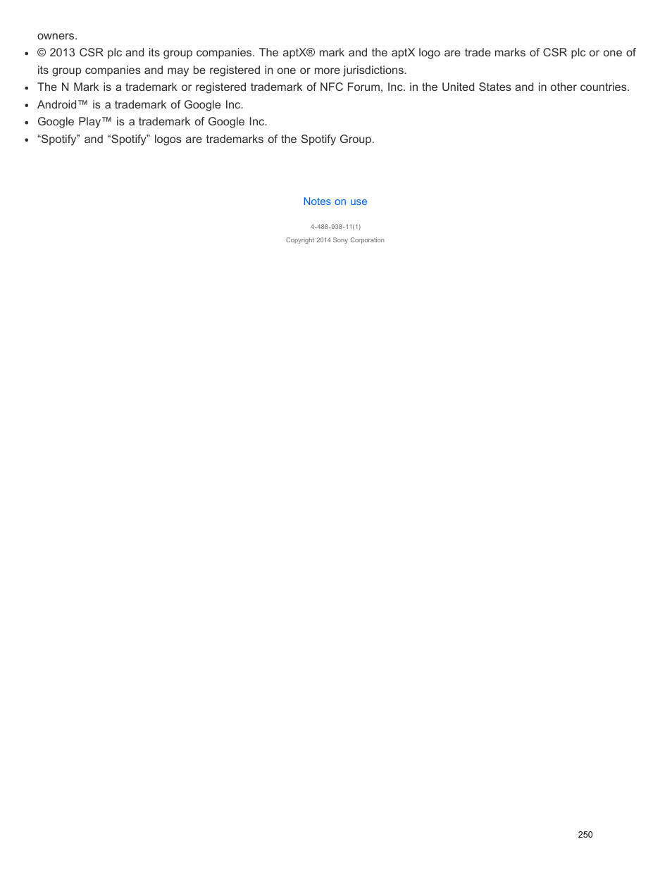 Sony STR-DN1050 User Manual | Page 261 / 379