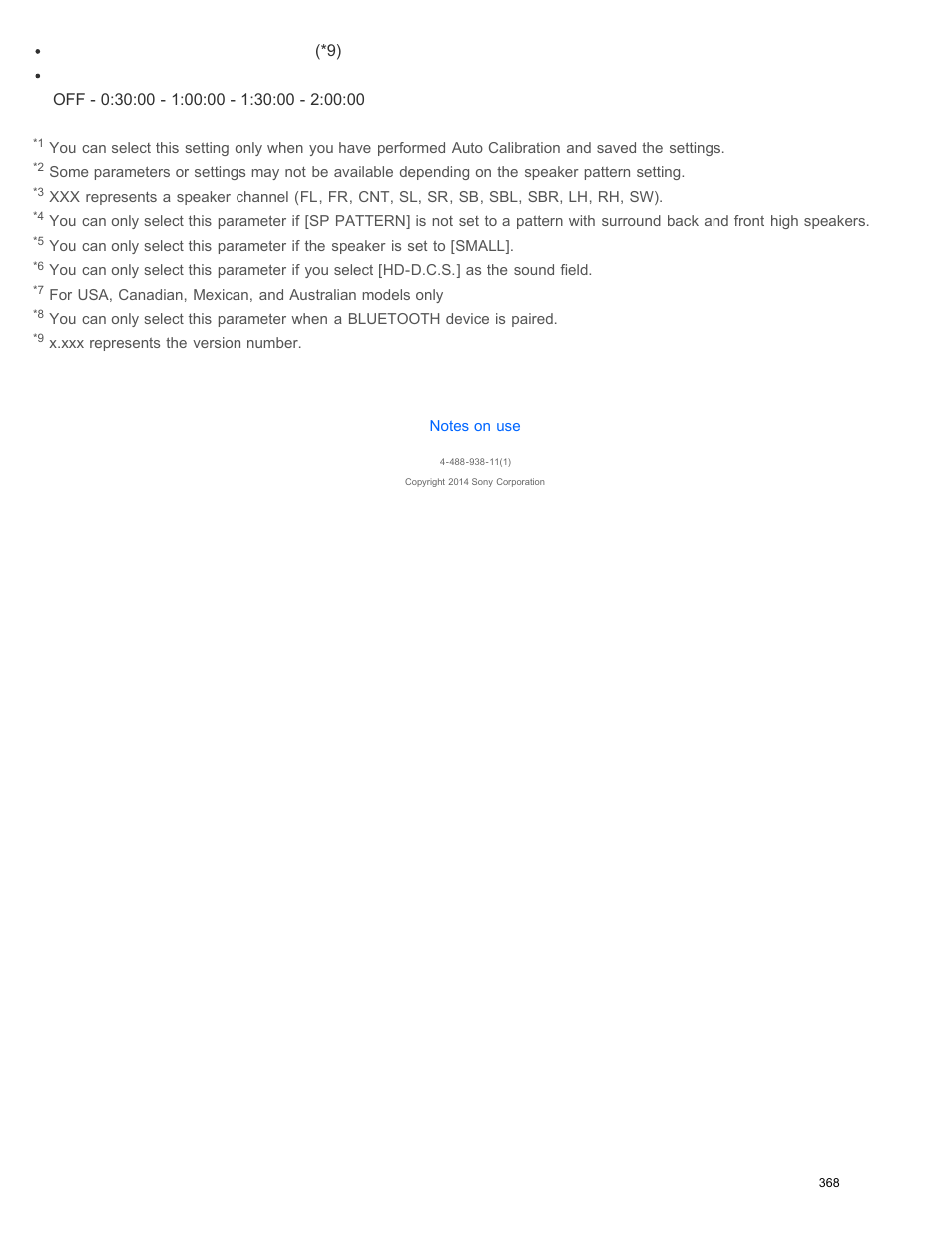 Sony STR-DN1050 User Manual | Page 379 / 379