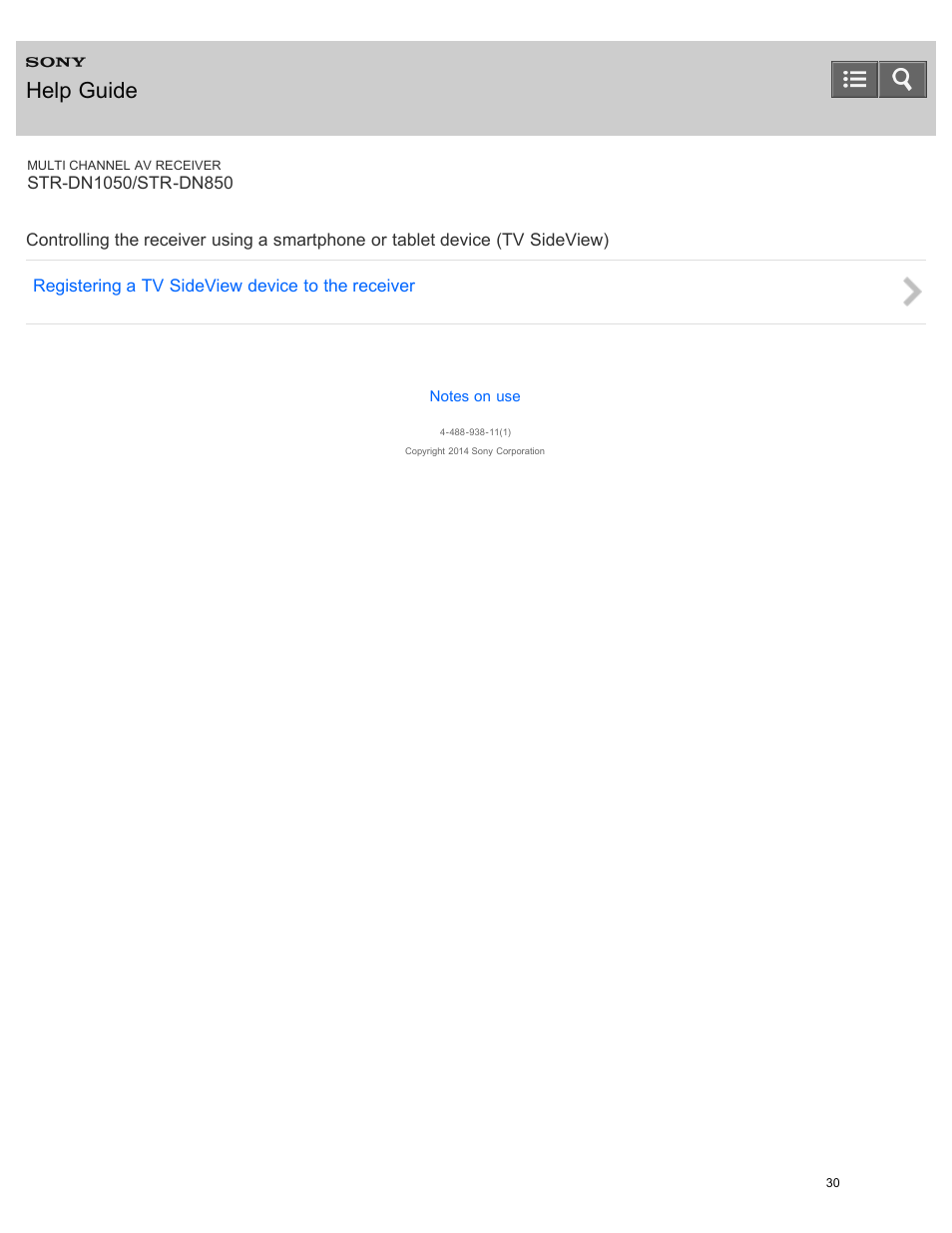 Help guide | Sony STR-DN1050 User Manual | Page 41 / 379