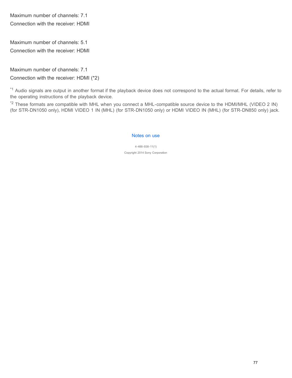 Sony STR-DN1050 User Manual | Page 88 / 379