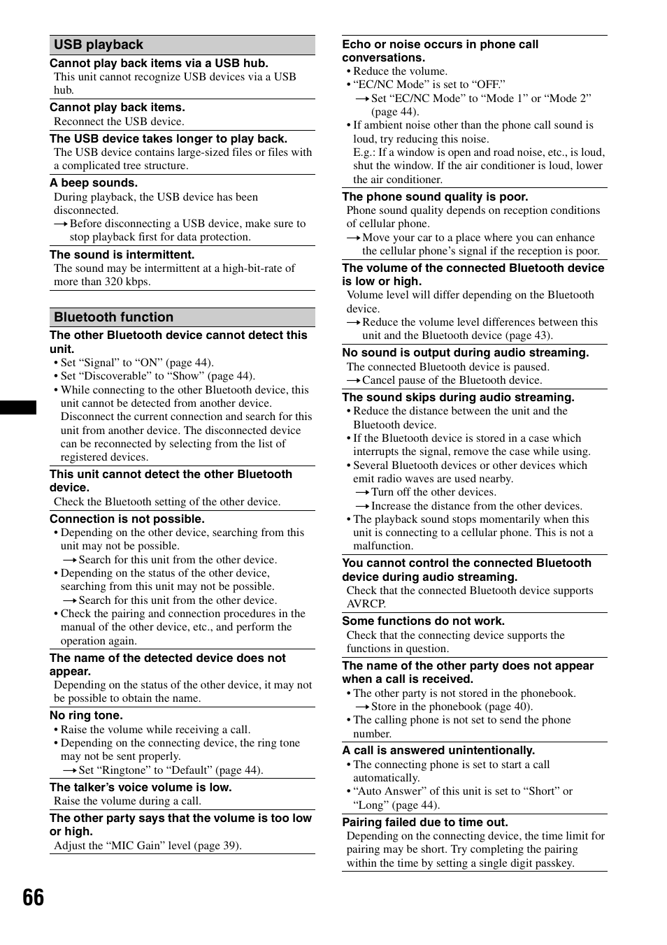 Sony XAV-70BT User Manual | Page 66 / 220